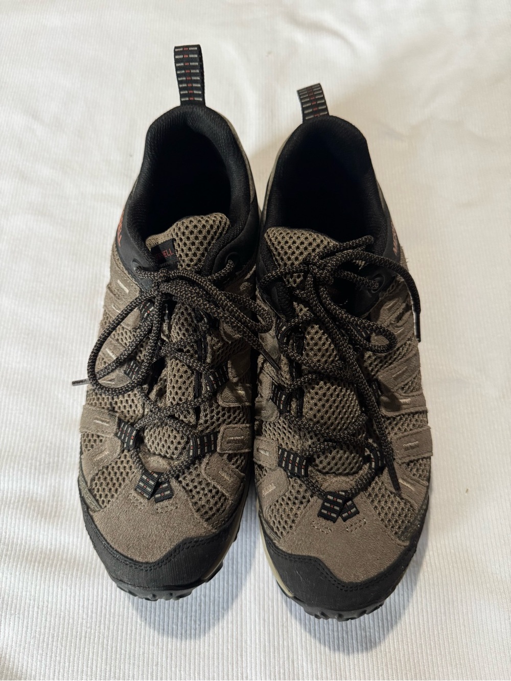 Men’s Merrell Alverstone 2 Hiking Shoes Grey/Tan Size 9
